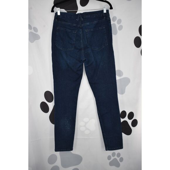 Good American Good Legs Skinny Jeans Mid Rise Blue224 Dark Wash Size 10 / 30 - Picture 5 of 12